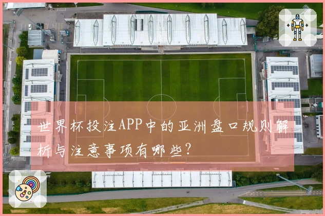 世界杯投注APP中的亚洲盘口规则解析与注意事项有哪些？
