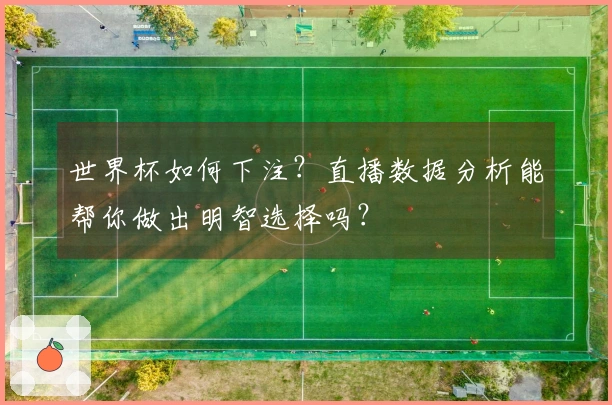 世界杯如何下注？直播数据分析能帮你做出明智选择吗？