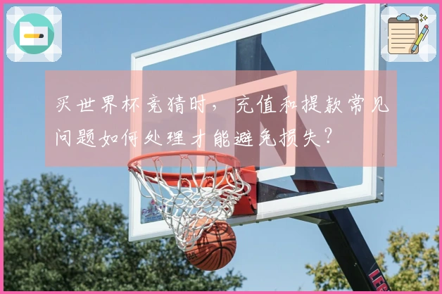 买世界杯竞猜时，充值和提款常见问题如何处理才能避免损失？
